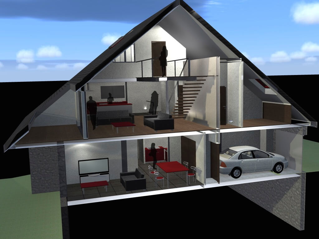Création d’un appartement de location dans une vieille ferme