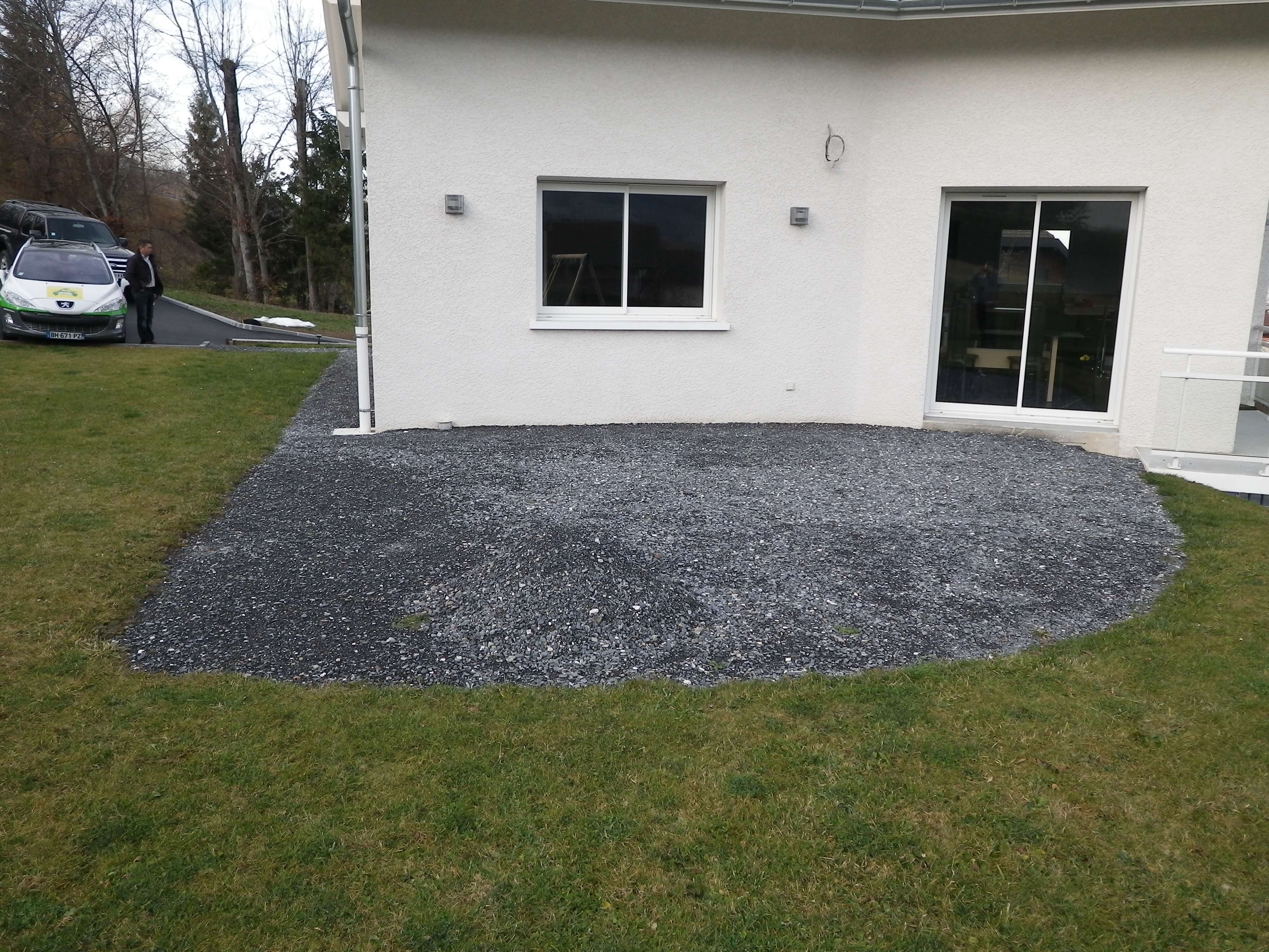 Terrasse en bois exotique