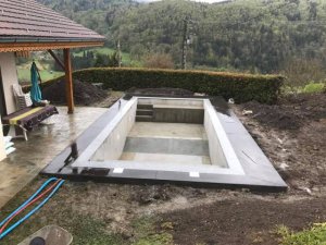 Travaux piscine extérieur