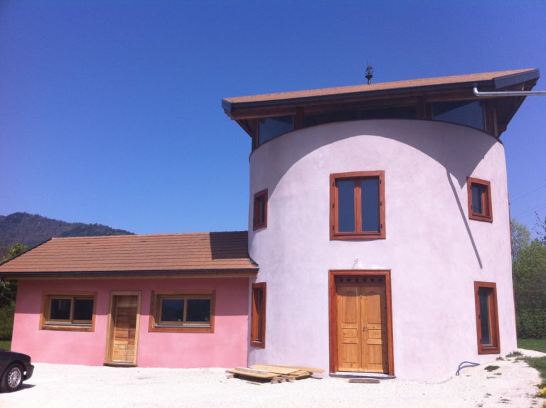 Revêtement de façade lisse à Boëge