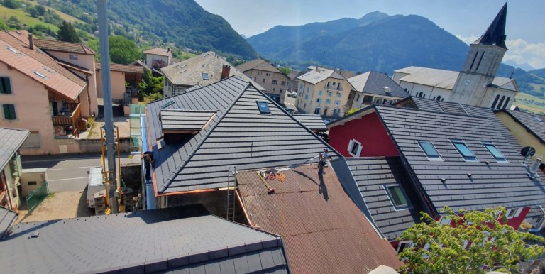 Rénovation d’une toiture à Viuz-en-Sallaz