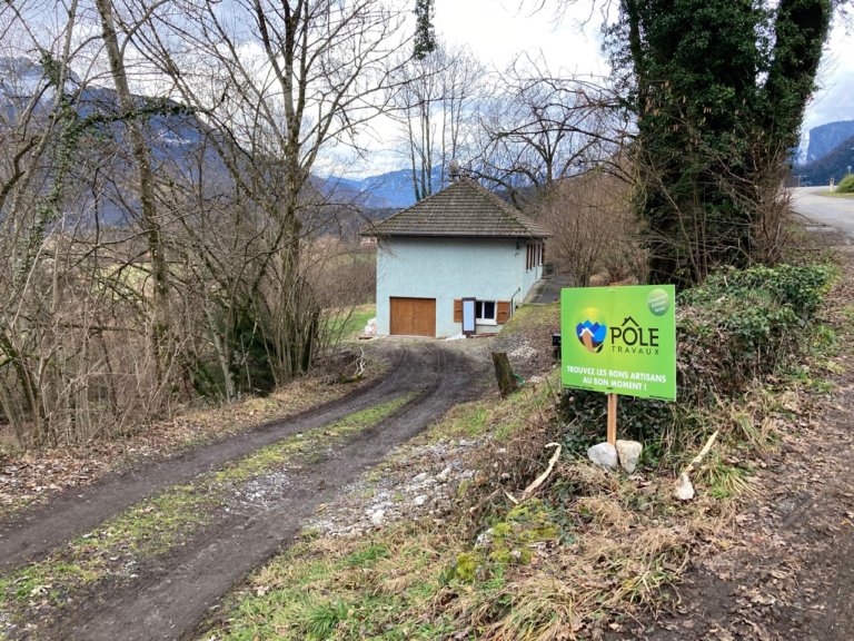 Ouverture de murs porteurs et de dalles à Doussard