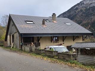Renovation toiture & isolation en sarking. Thorens Glieres  (commune de Fillière)