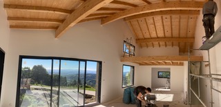 Rénovation complète d’une ferme mitoyenne – Thorens-glières, commune de Fillière