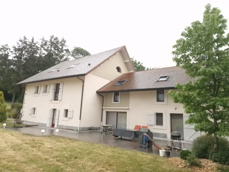 Rénovation complète de façades à Jonzier